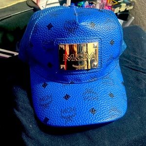 MCM AUTHENTIC Blue SnapBack .